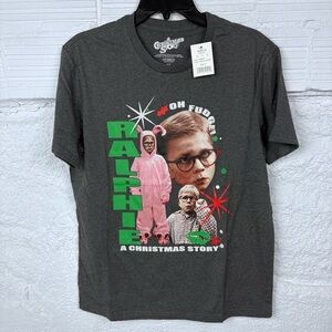 NWT A Christmas Story Ralphie oh fudge Graphic T-Shirt size medium